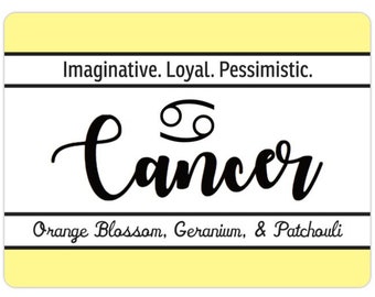 Cancer | Zodiac Sign | Horoscope Inspired Candle