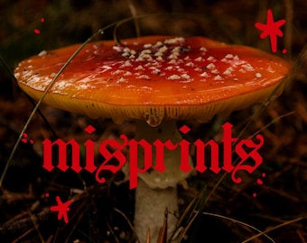 Serigrafías rebajadas con fallos de estampación. Misprints