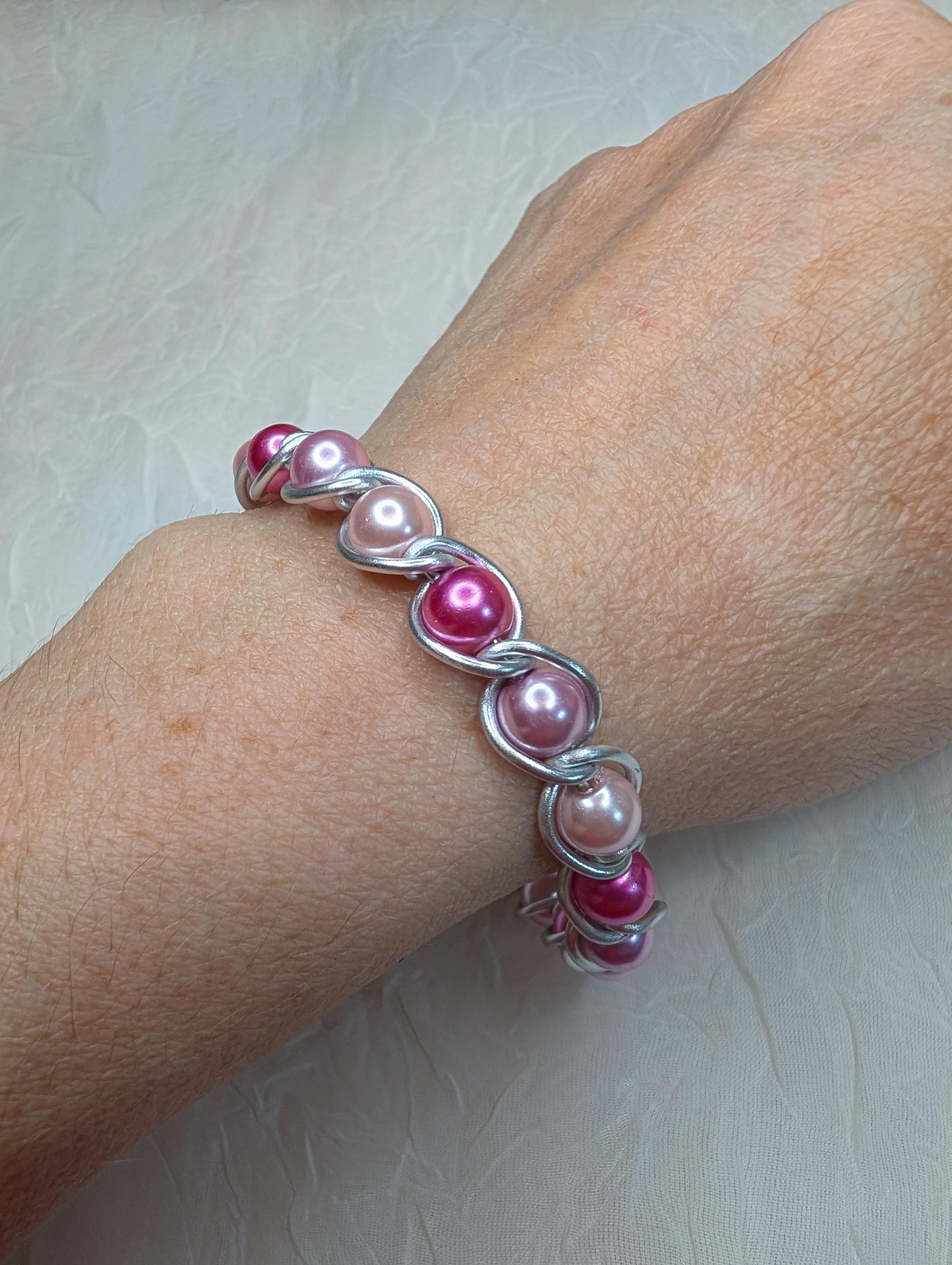 Handmade Wire wrapped Bracelet - Thumbnail 7