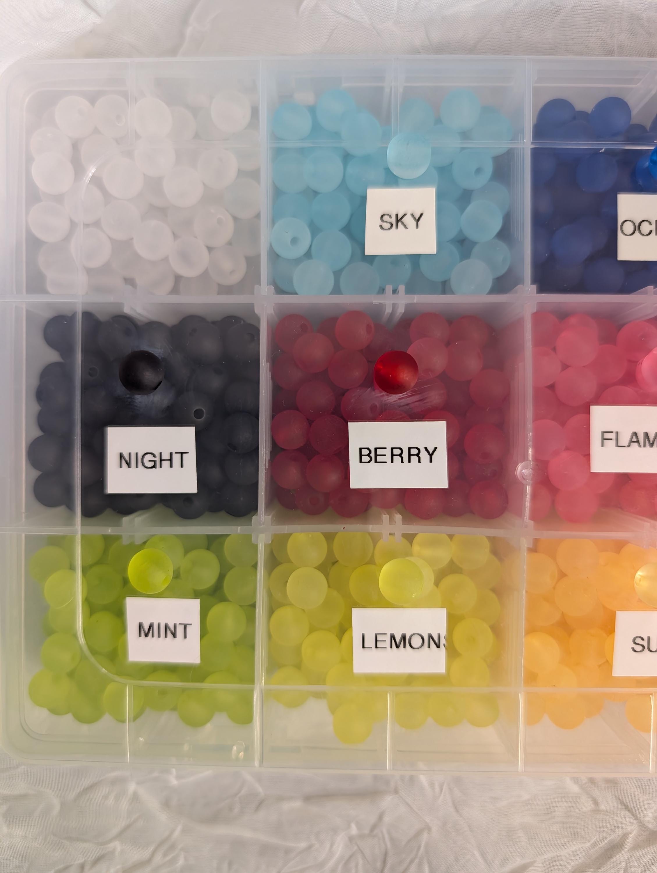 Handmade Double Wire wrapped Bracelet with Glass Beads - Thumbnail 5