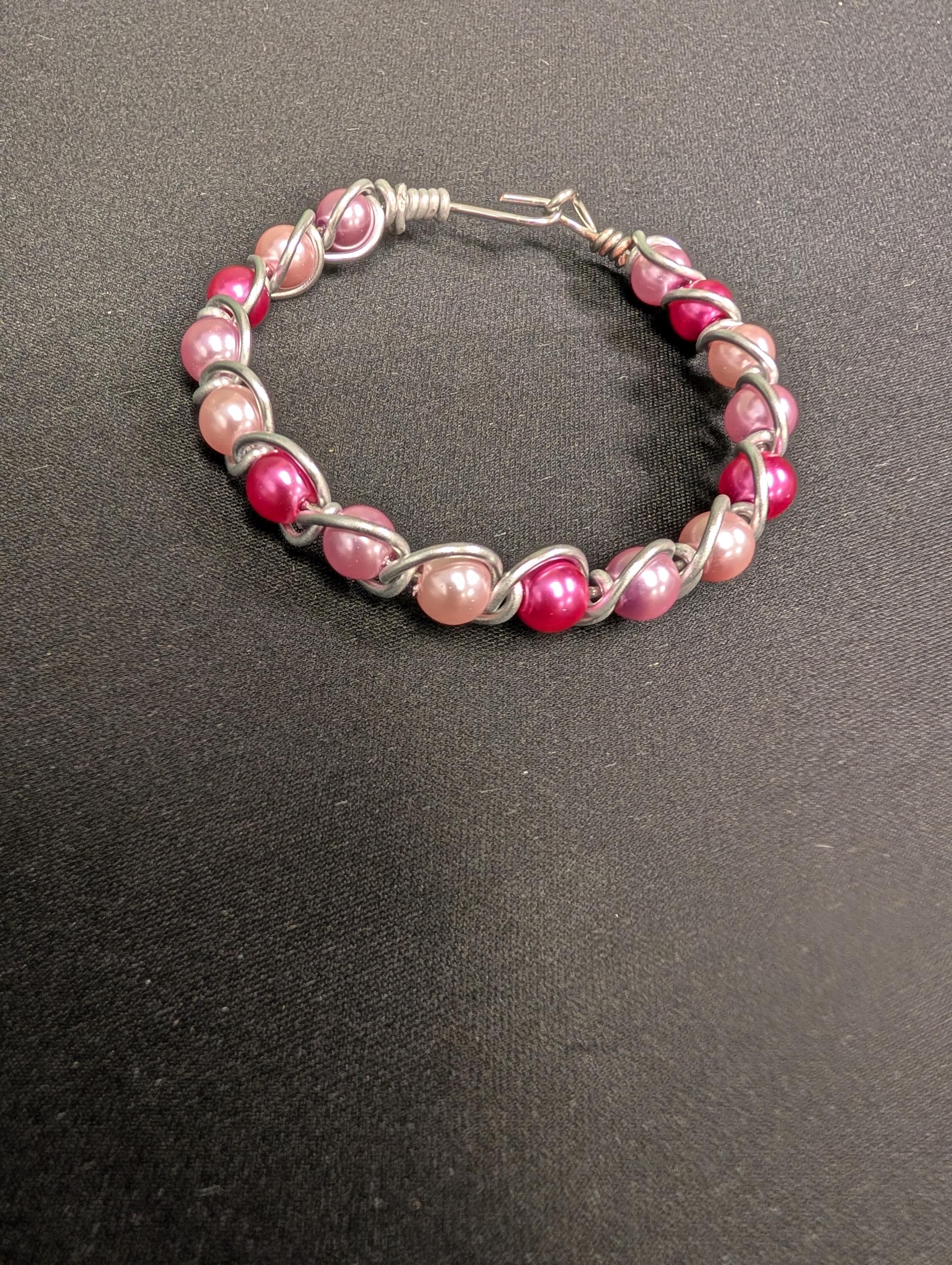 Handmade Wire wrapped Bracelet - Thumbnail 4