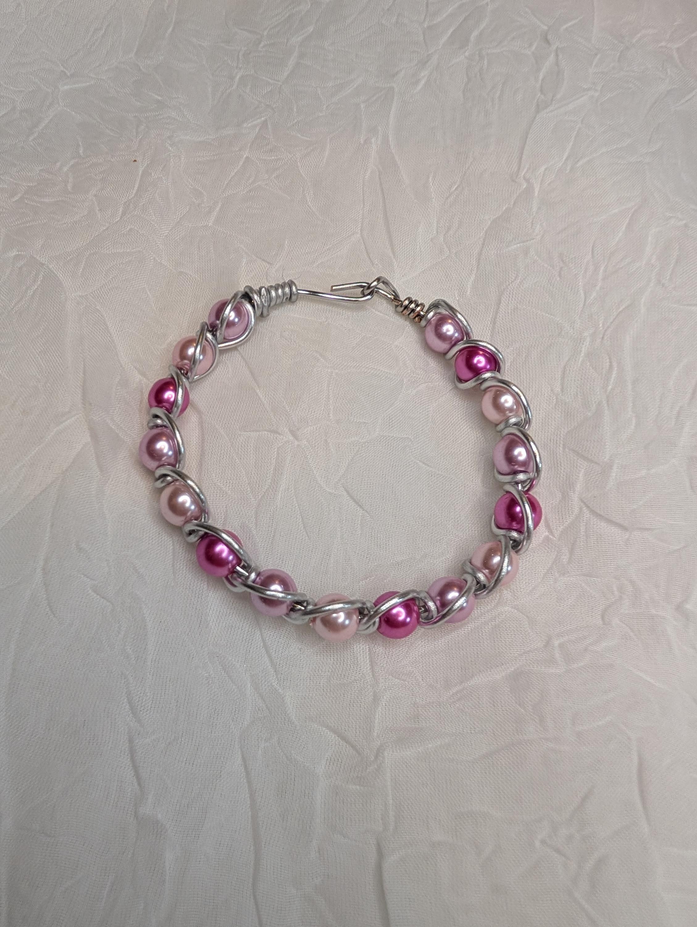 Handmade Wire wrapped Bracelet - Thumbnail 2