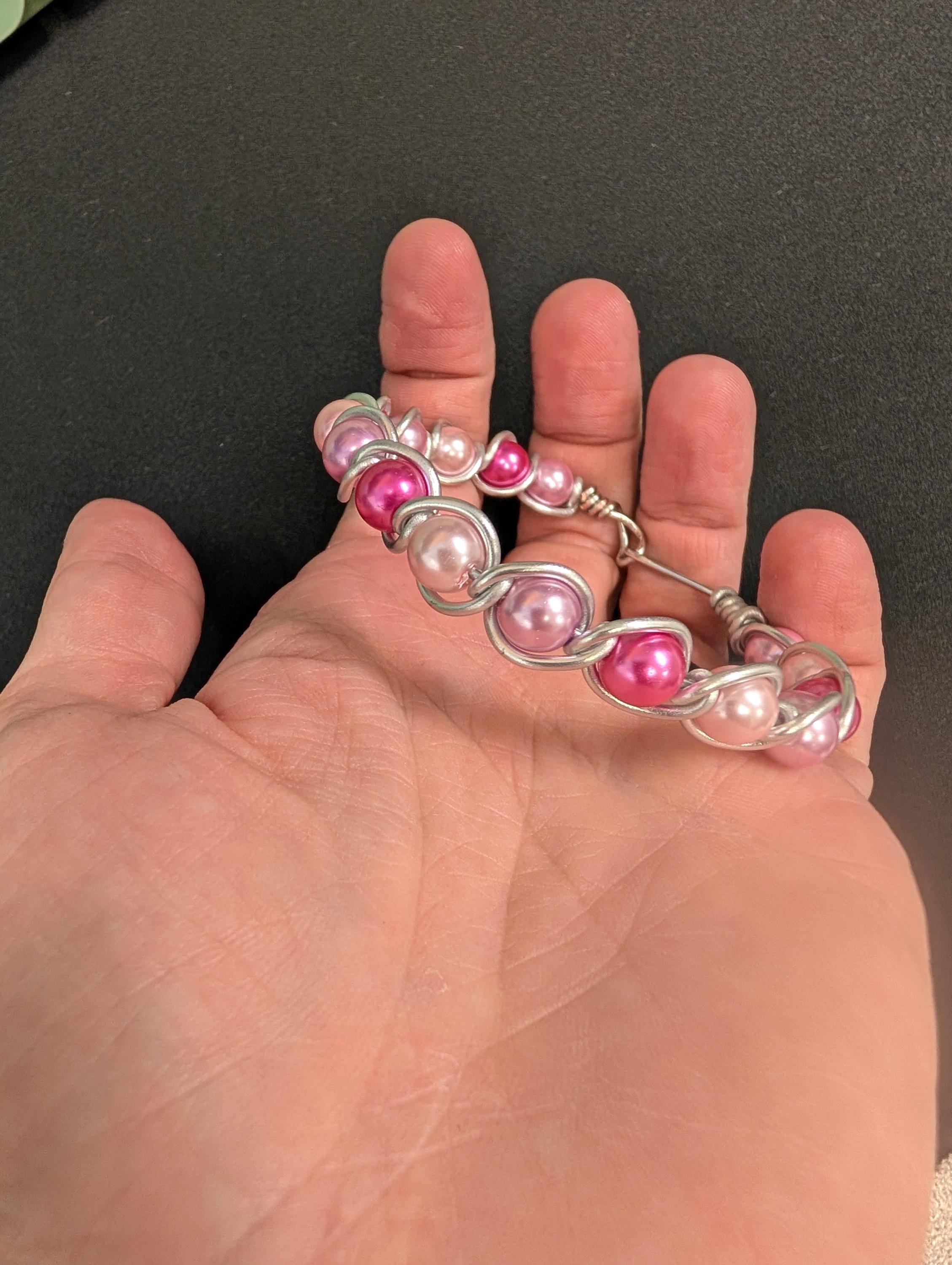 Handmade Wire wrapped Bracelet - Image 1