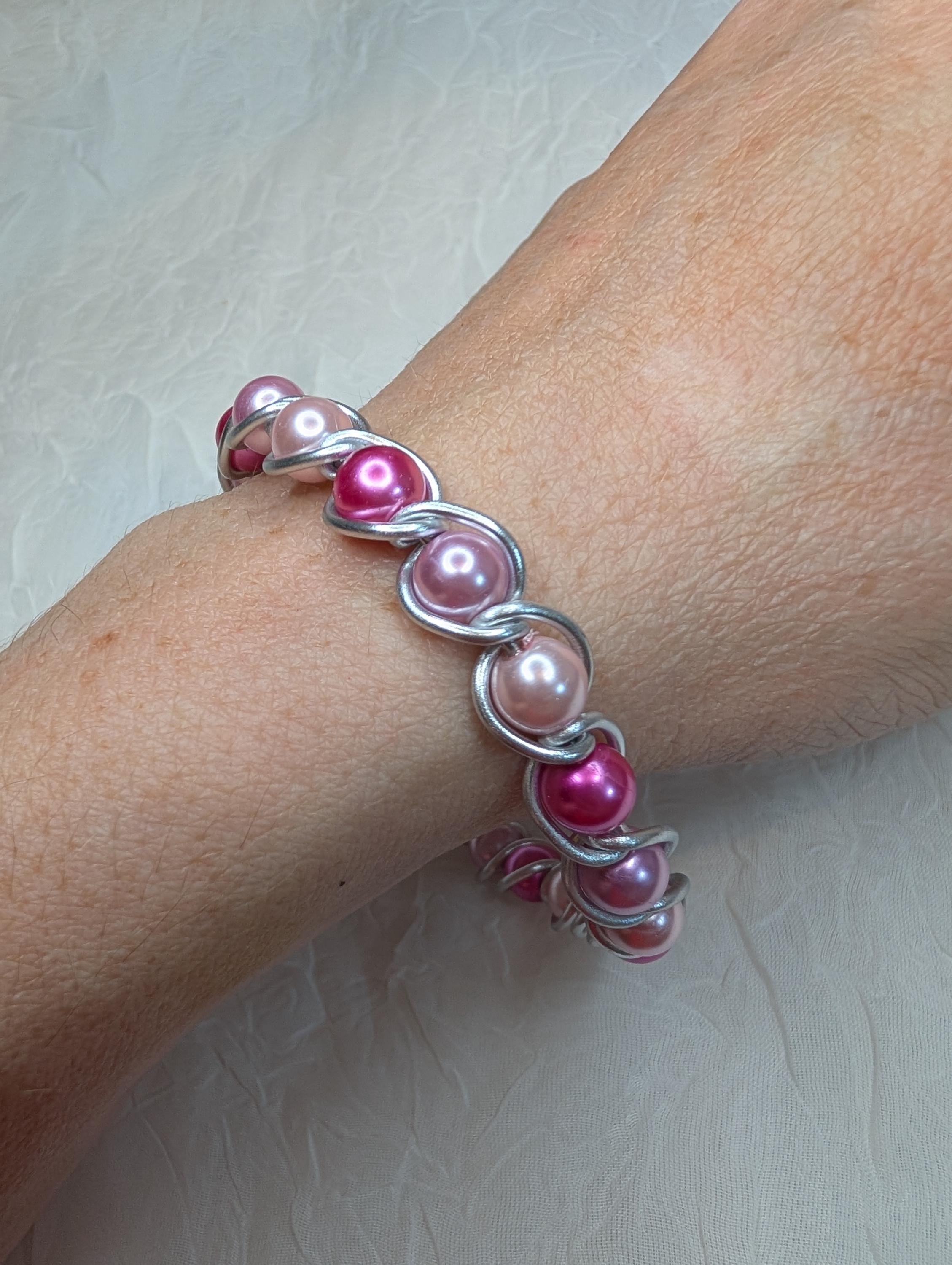 Handmade Wire wrapped Bracelet - Thumbnail 3