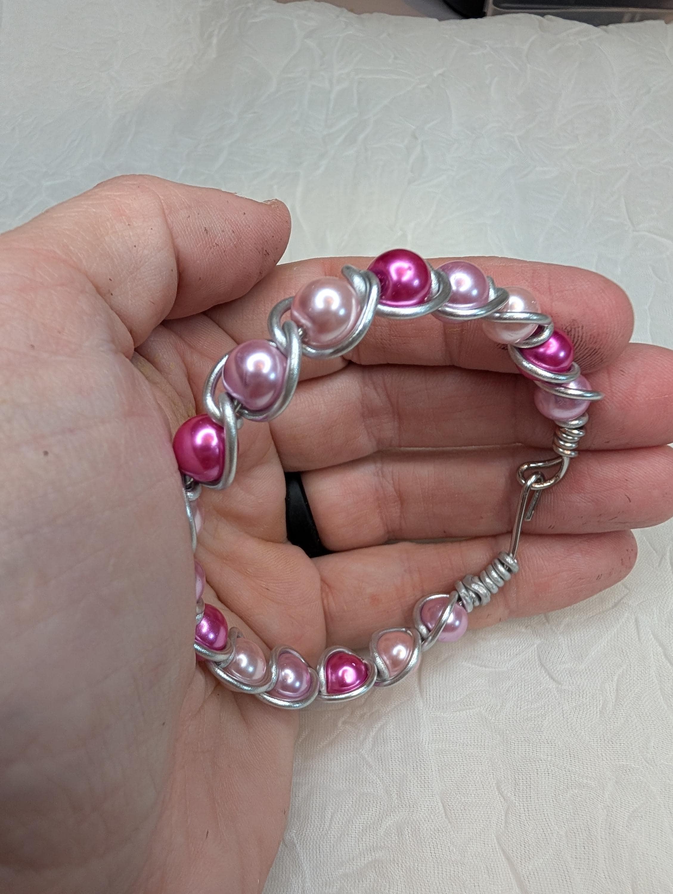 Handmade Wire wrapped Bracelet - Thumbnail 5