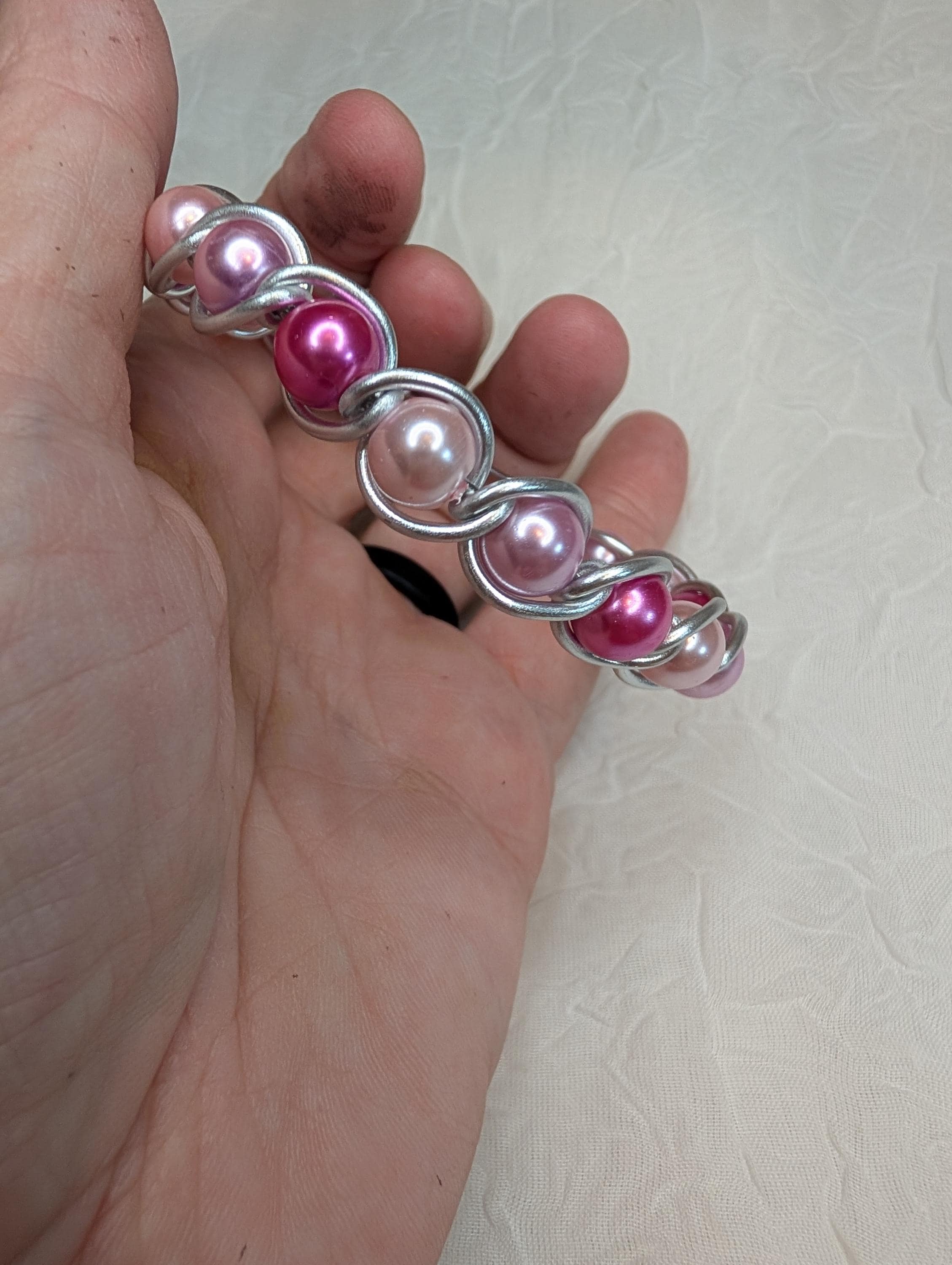 Handmade Wire wrapped Bracelet - Thumbnail 6