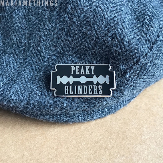 Peaky Blinders razor blade hard enamel lapel pin Etsy