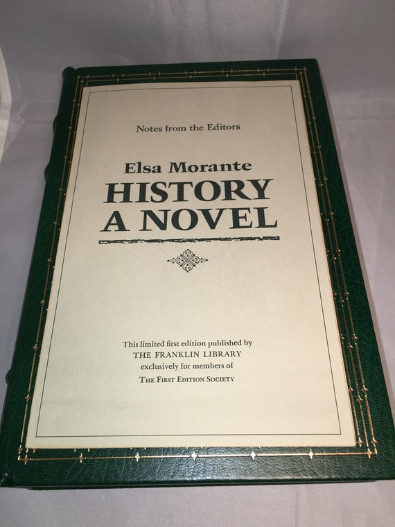 Franklin Library History By Elsa Morante Etsy