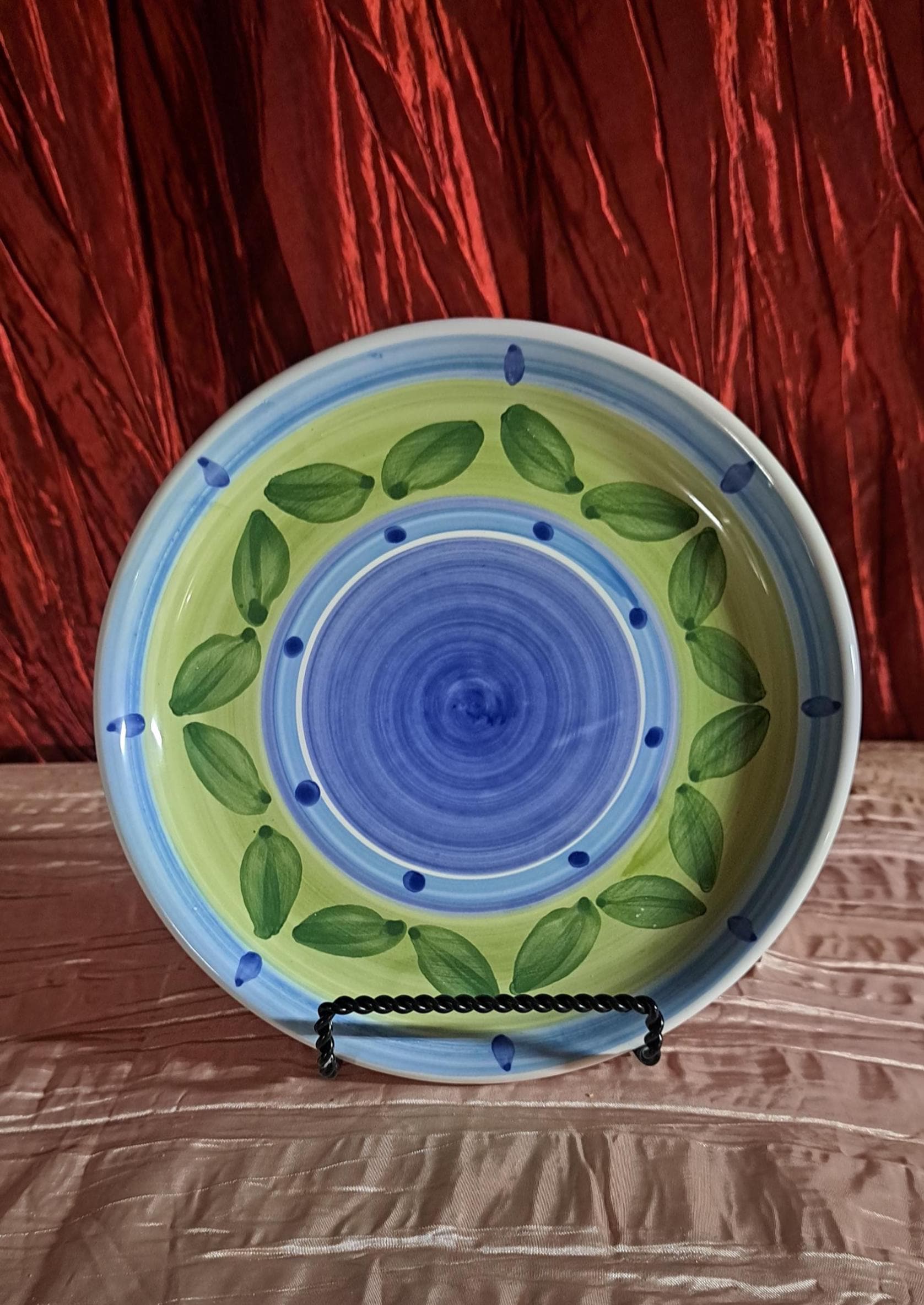 Caleca Blue Moon Salad Plate - Etsy