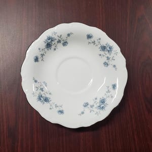 VINTAGE Johann Haviland | Blue Garland (Bavaria Backstamp) | Saucer 6&quot;