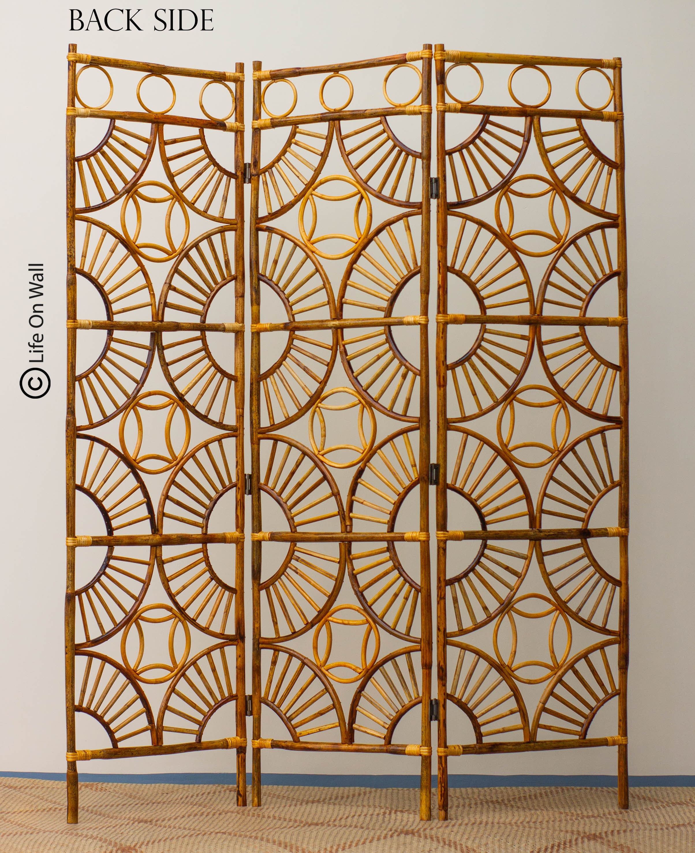 Cane Room Divider Handcrafted Cane Partition Rattan Cane Etsy