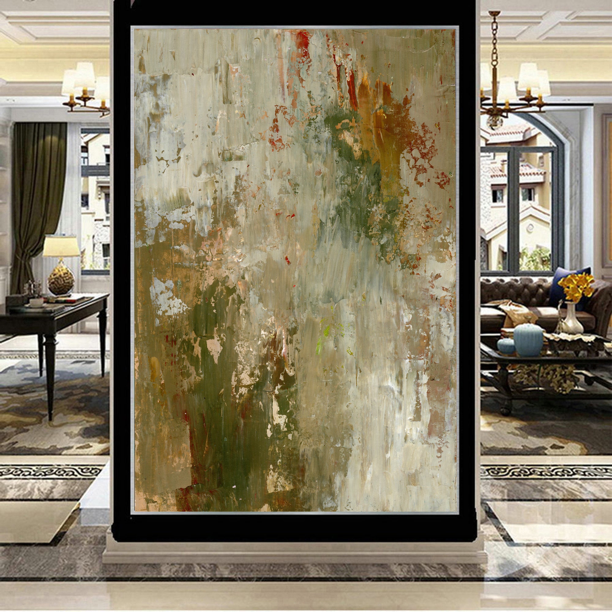 MUYA abstract painting large canvas wall art tableau decoration murale salon  wall pictures for living room