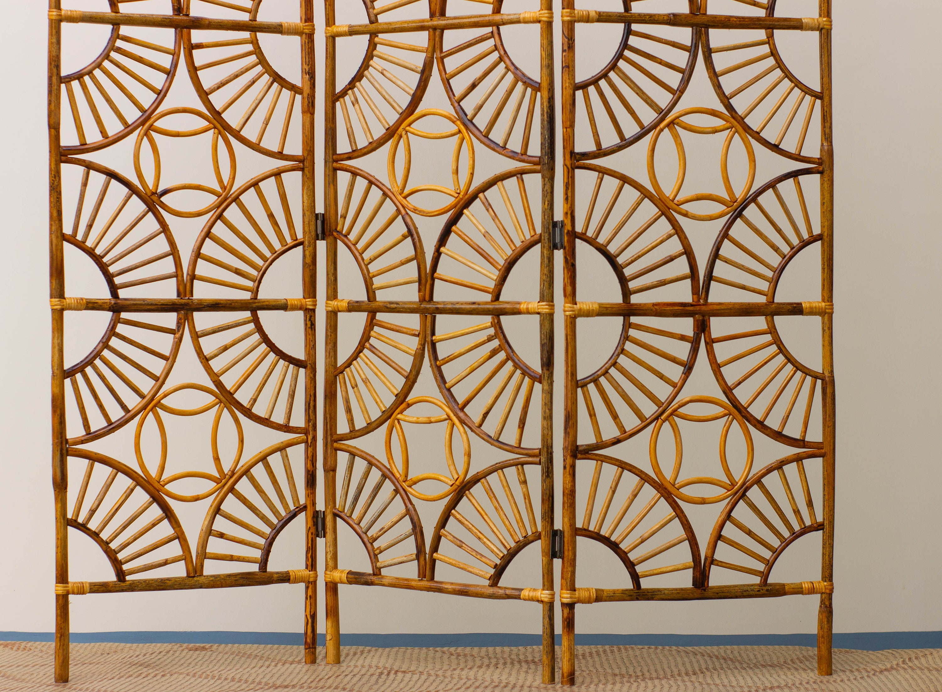Cane Room Divider Handcrafted Cane Partition Rattan Cane Etsy