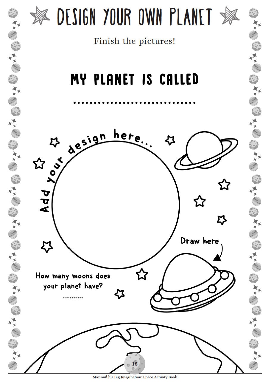 Space activity and colouring book – digital download for kids – fun and  educational space-themed activities and colouring pages - etsy