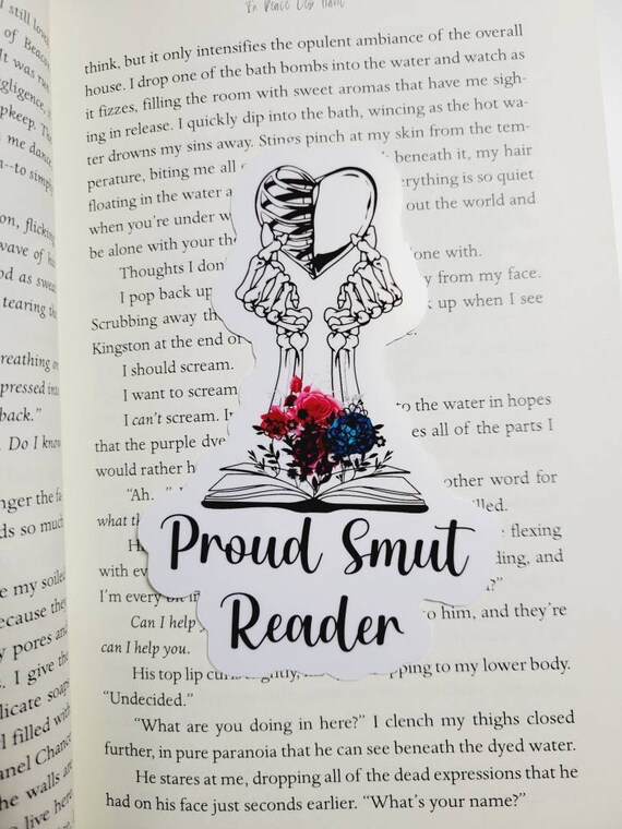 Book Related Sticker-Proud Smut Reader
