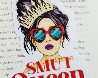 Book Related Sticker-Smut Queen
