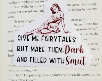 Smut Fairytales Sticker, Dark Romance Kindle Laptop Decal