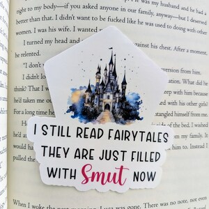 Bookish Sticker- Spicy Fairytales smut sticker, dark romance sticker, kindle sticker, book lovers gift