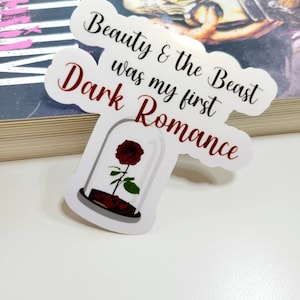 Book Related Sticker-My first Dark romance, book lovers gifts, dark romance sticker, smut sticker, kindle stickers