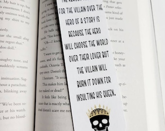 Dark Romance Bookmark, Smut Reader Gift, BookTok Reader, Laminated 2x7
