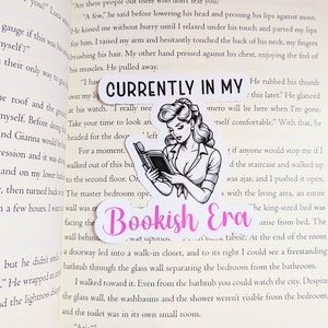 Bookish Sticker- Currently in my Bookish Era, dark romance sticker, smut stickers, kindle sticker, book lovers gift