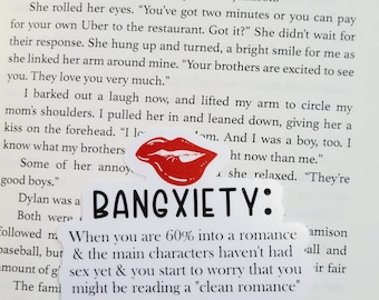 Bangxiety Sticker, Smut Reader, Kindle, Laptop