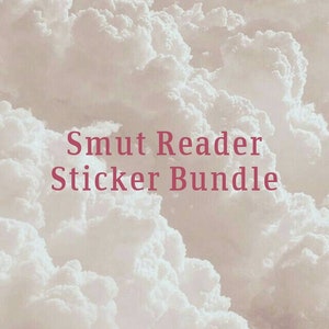 Book Related Stickers-Smut Reader Sticker Bundle, dark romance stickers, reading journal stickers, kindle stickers