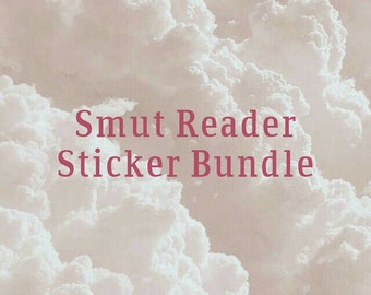 Smut Reader Sticker Bundle, Dark Romance, Waterproof Vinyl Stickers