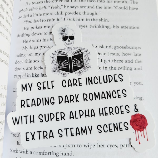 Book Related Sticker-My Self Care