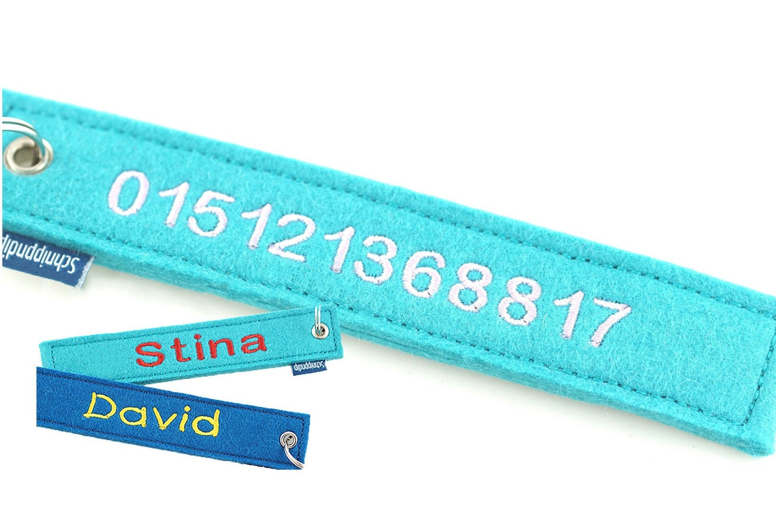 Schlüsselanhänger für Kinder Name Telefonnummer Anhänger Etsy