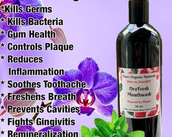 OraFresh Mouthwash: Pam’s Organic Naturals, Natural Oral Care
