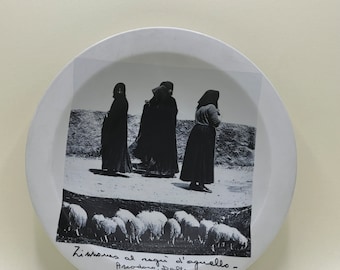 Gianni Berengo Giardin - zizzones al ragu d agnello - Arcodoro - Dallas TX - collectible plate - italian pottery