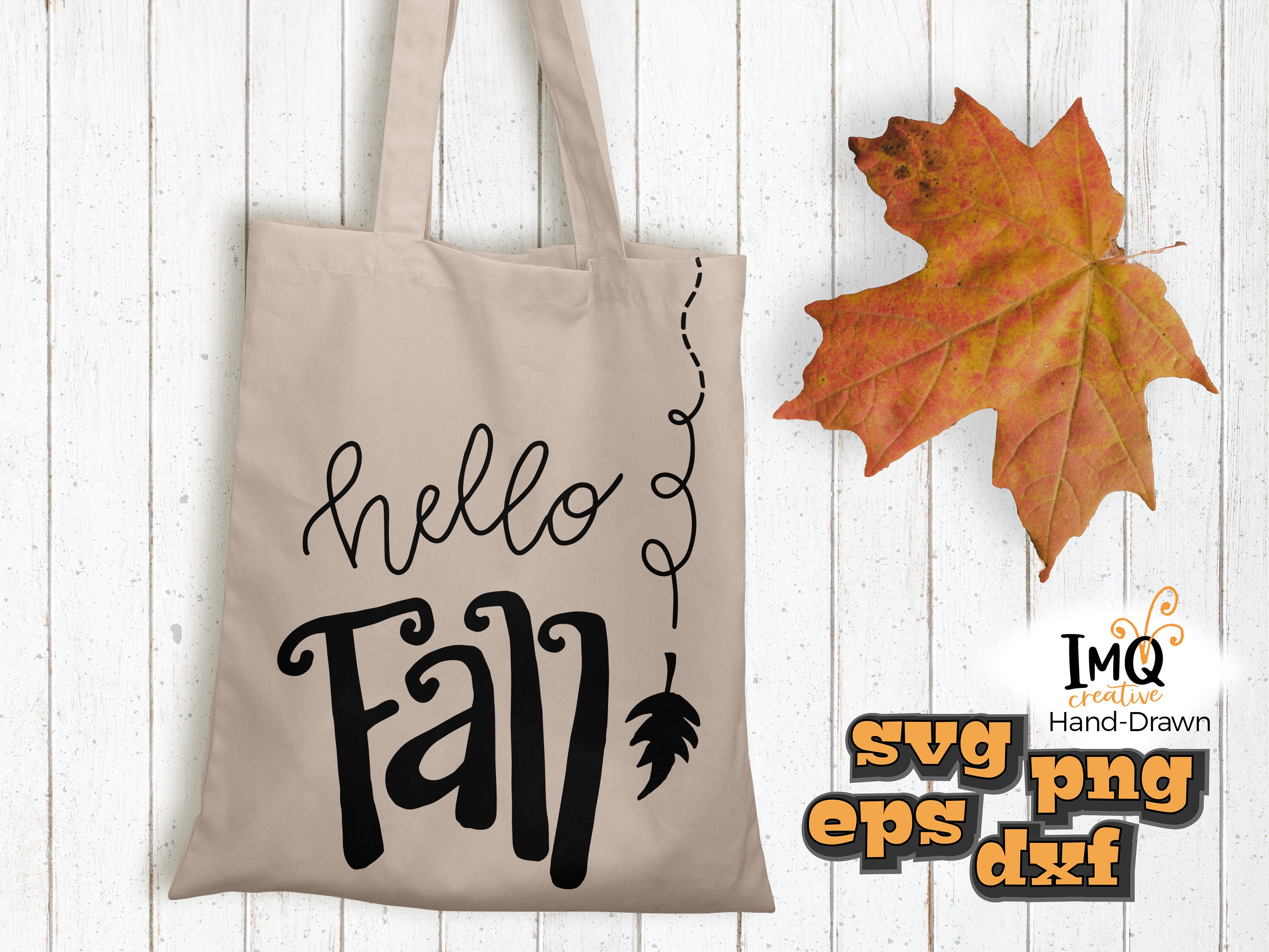 Fall SVG Bundle - Six Hand-drawn Autumn Designs for for Cricut ...