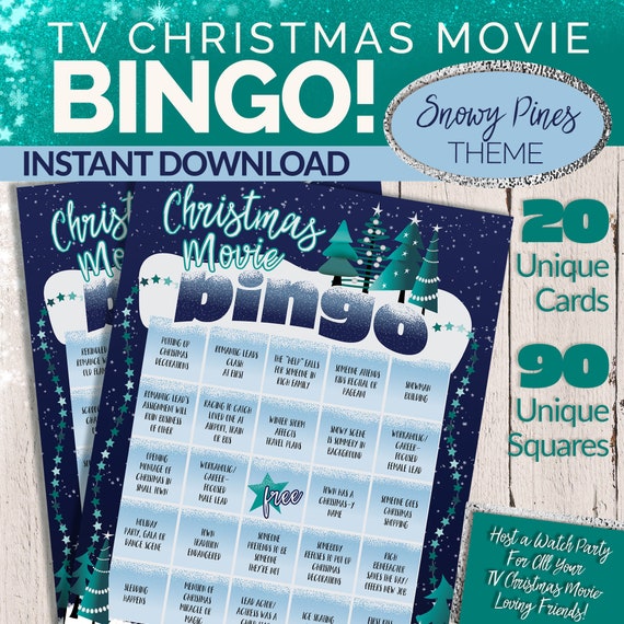 Hallmark Christmas Movie Bingo Game