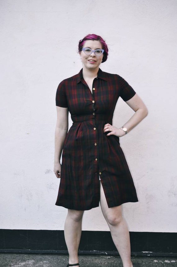 1950s shirt dress