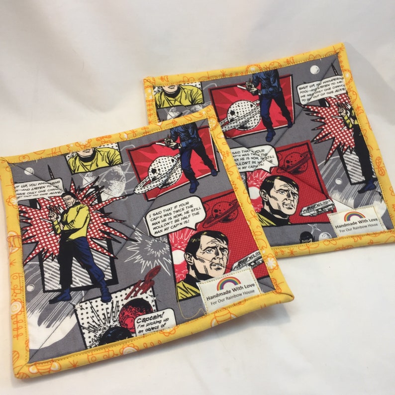 Star Trek Zipper pouches and pot holders