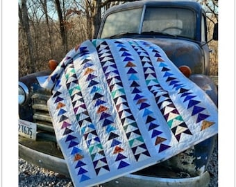 Strip Geese Quilt Pattern 44" x 64"