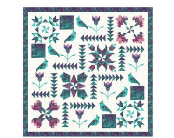 Flower Patch Quilt  Pattern