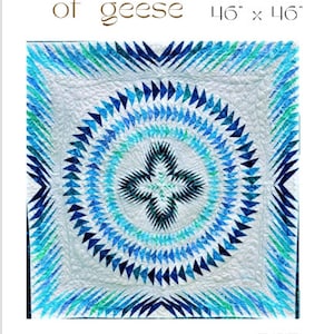 For the love of geese Quilt Pattern - PDF