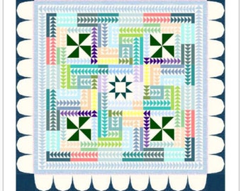 Mosaic Quilt pattern 69" x 69"