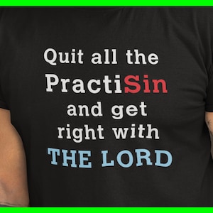 Beenden alle PractiSin christlichen Shirt Stop jetzt Tshirt T-Shirt T-Shirt Bekleidung Kleidung Bella Canva 3001 Trendy Casual Komfortable Soft Ringspun