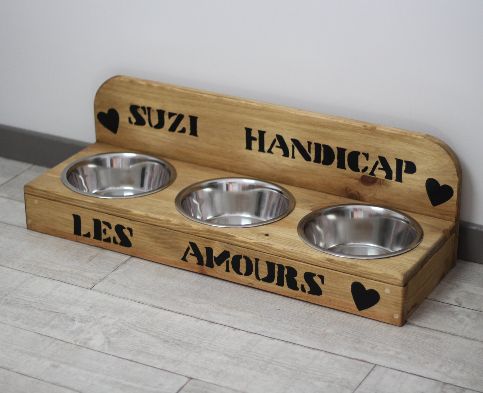 Porte-Gamelles Chien Triple