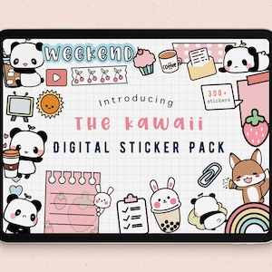 kawaii stickers etsy