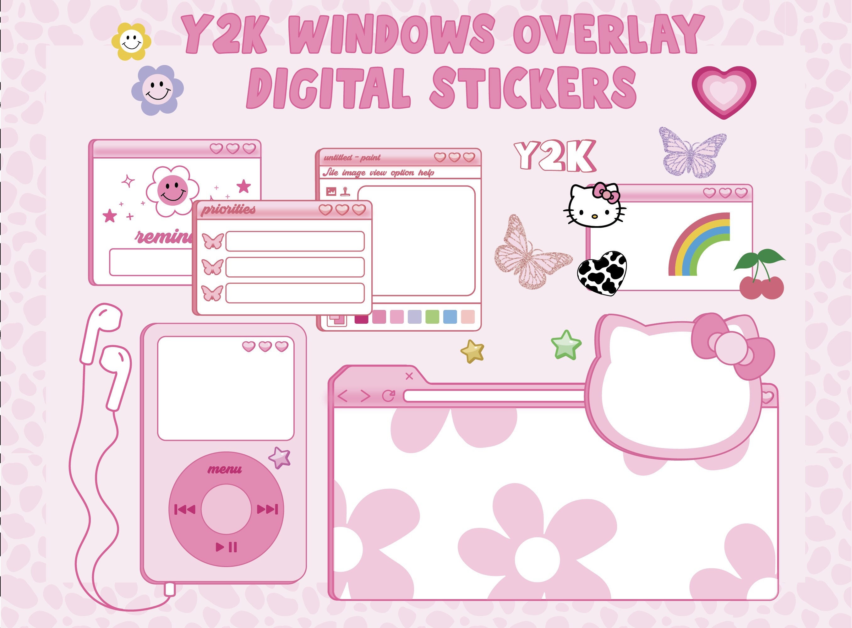 stars black Sticker by MrsDeeDesigns  Black stickers, Sticker design  inspiration, Y2k stickers