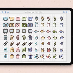 Cute Digital Sticker Pack |kawaii Goodnotes Stickers | Panda Stickers ...