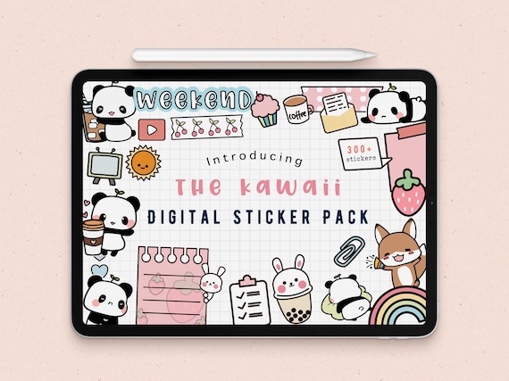 The Cute Sticker Pack (Digital Stickers, Good Notes Stickers) By