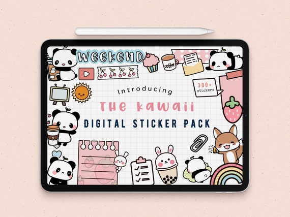 The Cute Sticker Pack (Digital Stickers, Good Notes Stickers) By