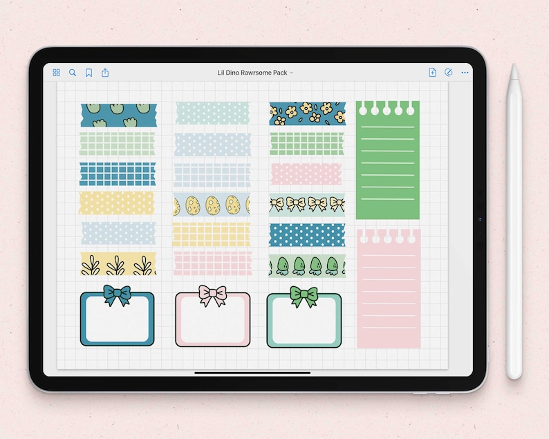 Dinosaur Emoti Goodnotes Stickers |dino Digital Stickers Emoji | Notes ...