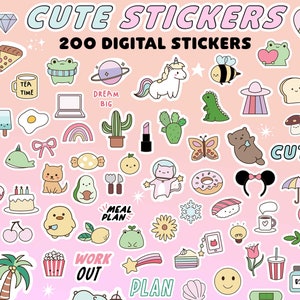 Cute Digital Stickers Kawaii Goodnotes Stickers Frog Anime Work Life ...