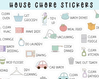 House chore Goodnotes stickers | personal chore digital stickers| home | house wife | noteshelf  | ipad planner stickers precropped png